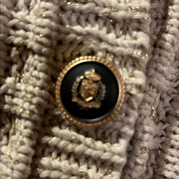 Rachel Zoe Gold Thread Cardigan - Picture 4 of 8